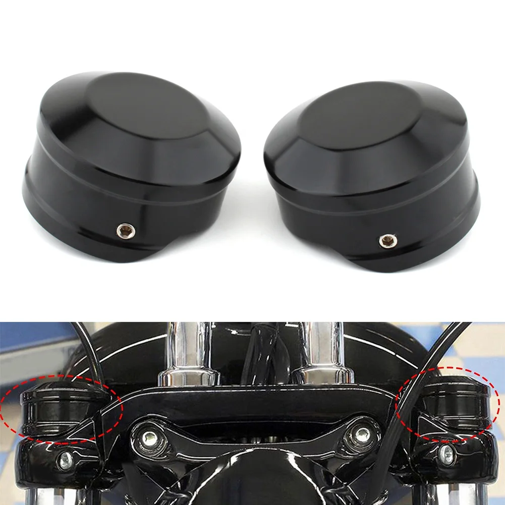 Черная крышка гайки верхней вилки мотоцикла для Harley Davidson Softail Breakout FXBR FXBRS 2018 2019 2020