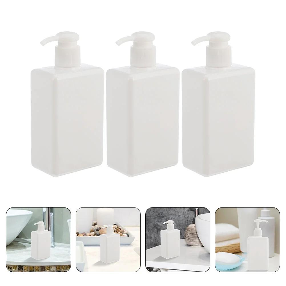 

3pcs Pump Bottle Dispenser Refillable Lotion Dispenser Empty Lotion Pump Bottle