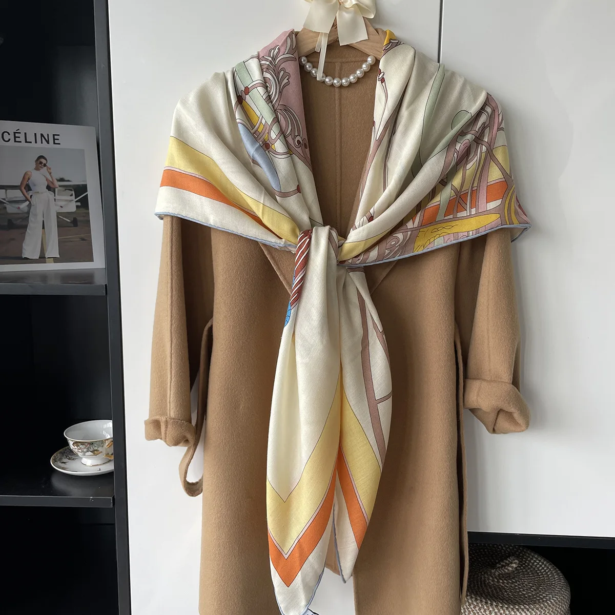 Рисунок 5 - 132 см 70% кашемир 30% шелк Пашмина