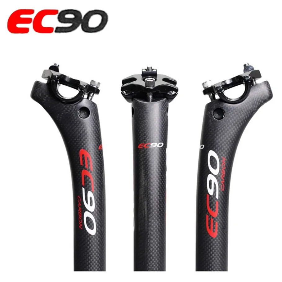 

EC90 Carbon Seatpost 27.2 30.8 31.6 x 350/400mm Matte Black MTB Road Bike Seat Post Seat Tube Bicycle Parts MTB Carbon Canoe