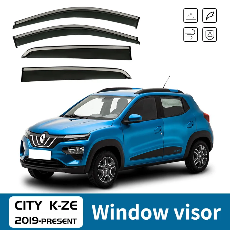 

For Kwid E-Tech City K-ZE Window visor Weather Shield Side Window Deflector Car windshield weather shield Car accessories