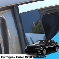 car styling car window pillar trim sticker middle bc column sticker external auto accessories for toyota avalon xx50 2018 2022