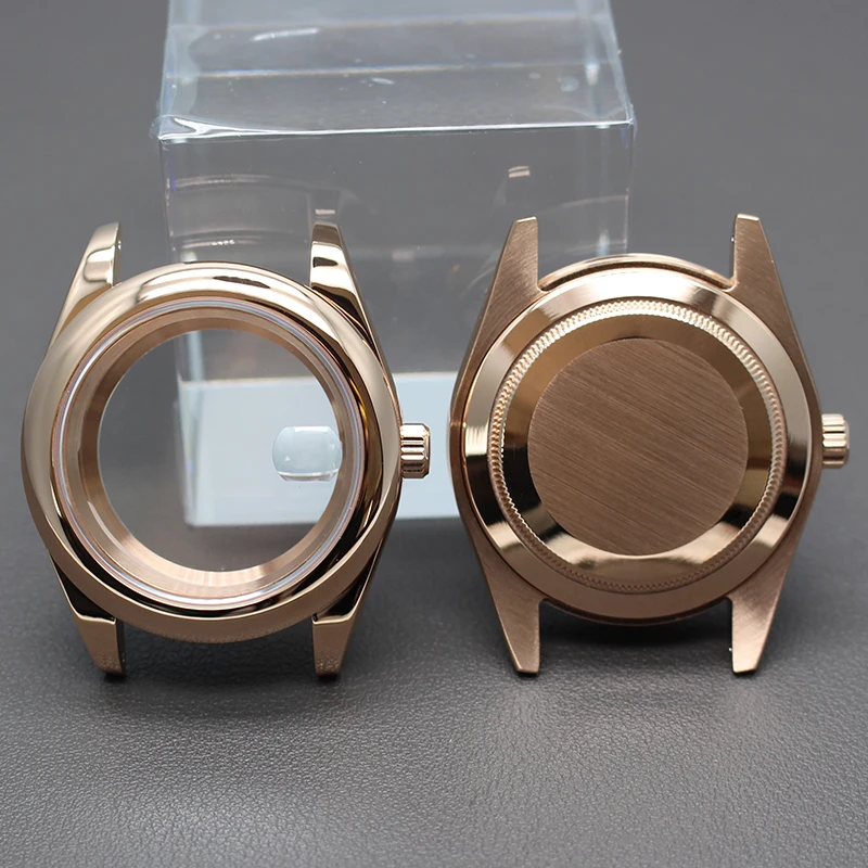 Зеркальные Запчасти для часов 36 мм 40 сапфировое стекло Seiko NH35 NH36 Miyota 8215 механизм 28