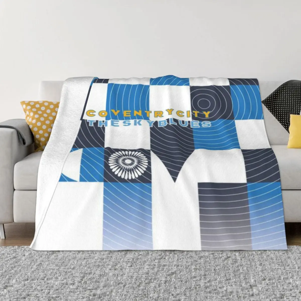 Ультрамягкое Флисовое одеяло с микроволокном Coventry City - The Sky Bluetooth