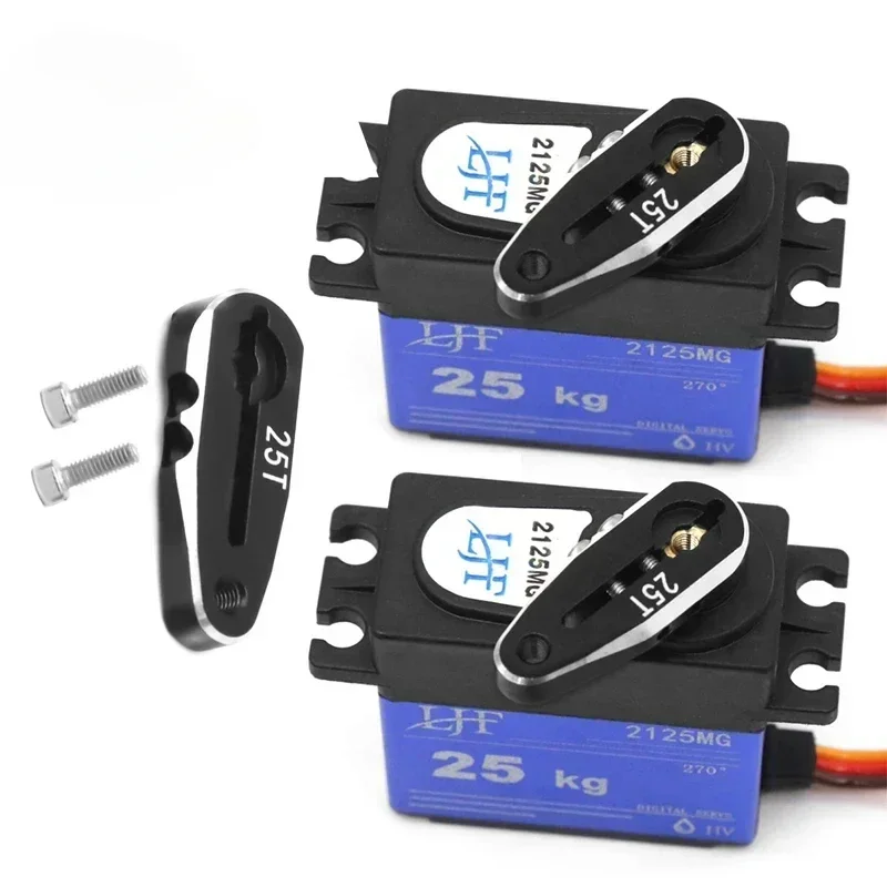 Металлический сервопривод 25T для 1/10 RC гусеничного автомобиля лодки Futaba HSP Wltoys TRXS