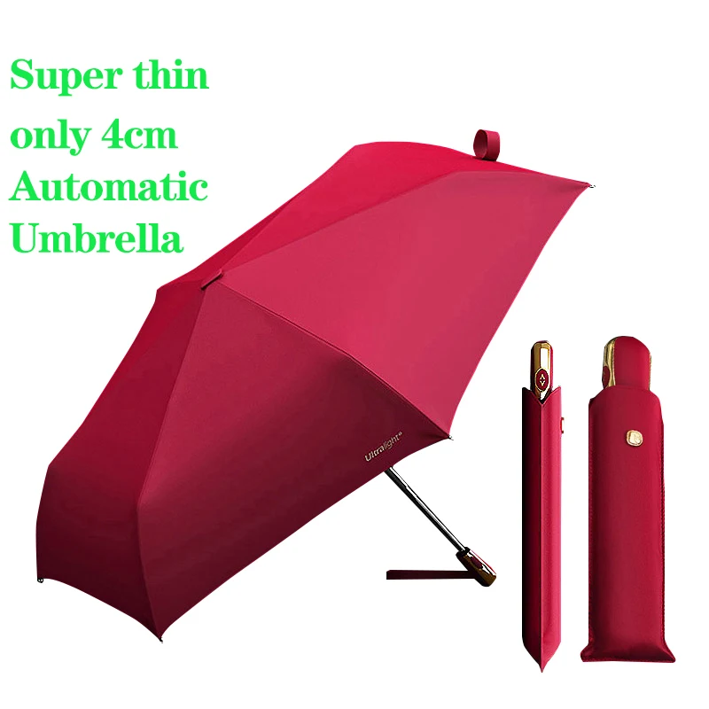 

Automatic Umbrella Women, Ultra Thin Portable Folding UV Protection Umbrella