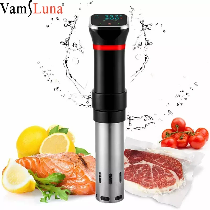 

Portable 1100W Vacuum Food Sous Vide Machine Precision Cooker Cooking Device Sturdy Immersion Circulator LCD Digital Timer