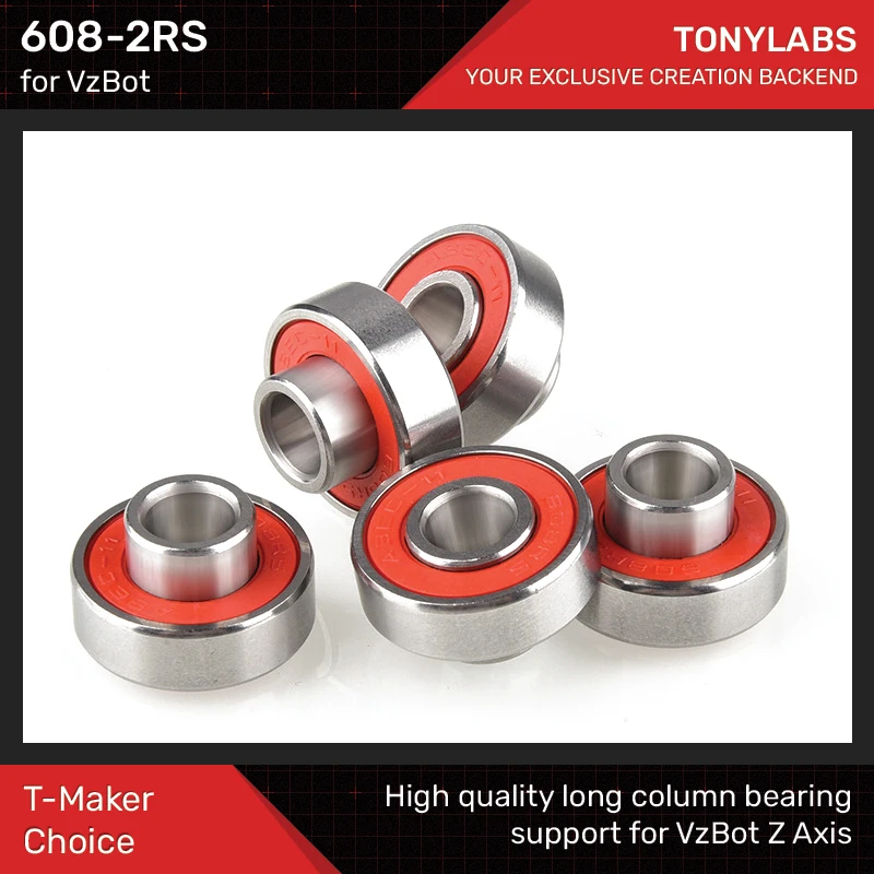 

High Quality 608-2RS 8mm Bore OD 22mm Long Support for VzBot 3D Printer