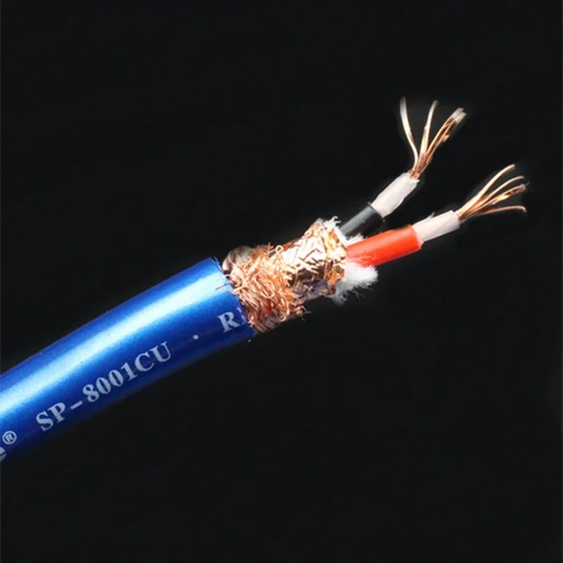 2-жильный OCC-кабель RCA-кабель XLR Сбалансированный кабель Hi-Fi аудио провод динамика