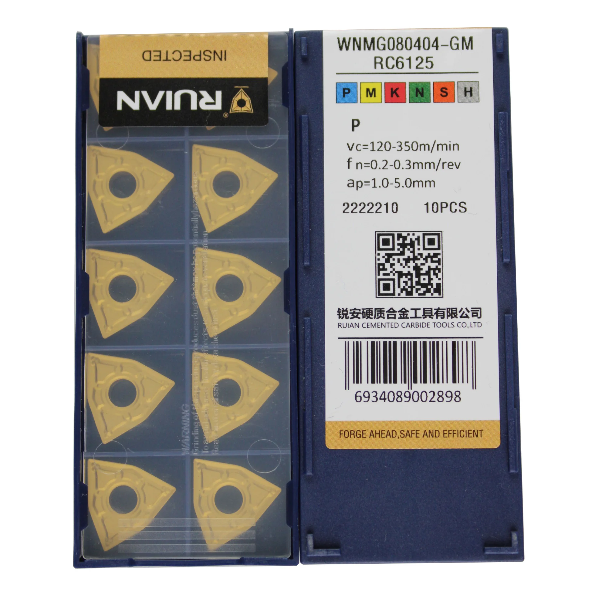 

Turning Tool WNMG080404-GM WNMG0808-GM WNMG080412-GM RC6125 For Steel Semi-finishing Rough Finish Inserts Resurfacer Numerical