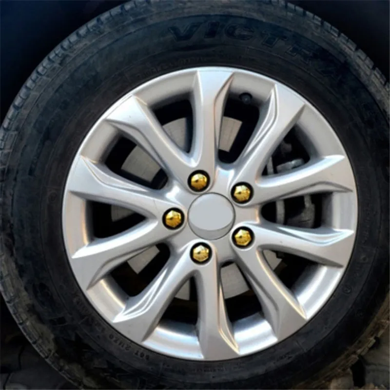 

New 17mm Tyre Cars Vehicles Tire Wheel Tyre Screw Cap Decorative Tyre Wheel Nut Screw Bolt Car Styling Dust Proof Protector