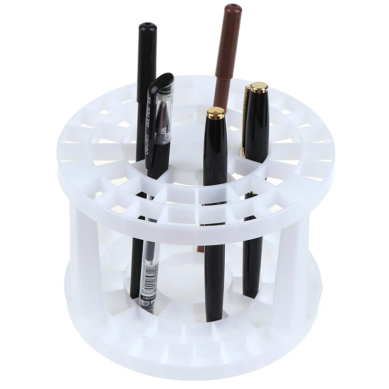 

New Portable 49 Holes Paint Brush Pen Holder Watercolor Painting Brush Pen Holder Pen Rack Display Stand Support Holder