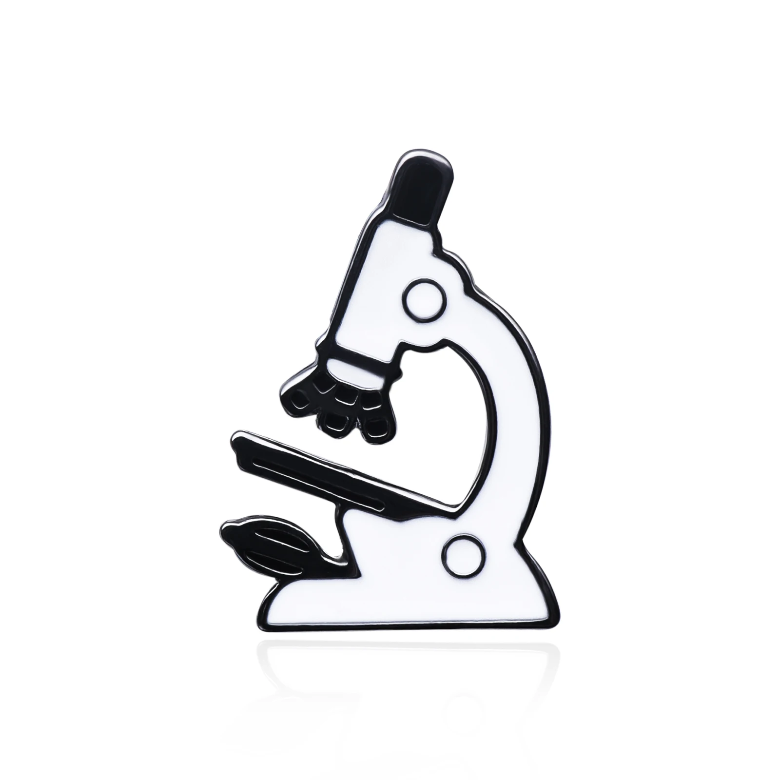 

Enamel Microscope Science Medical Brooch Pins Lapel Backpack Badge Lab Jewelry Gift for Doctor Scientist Student
