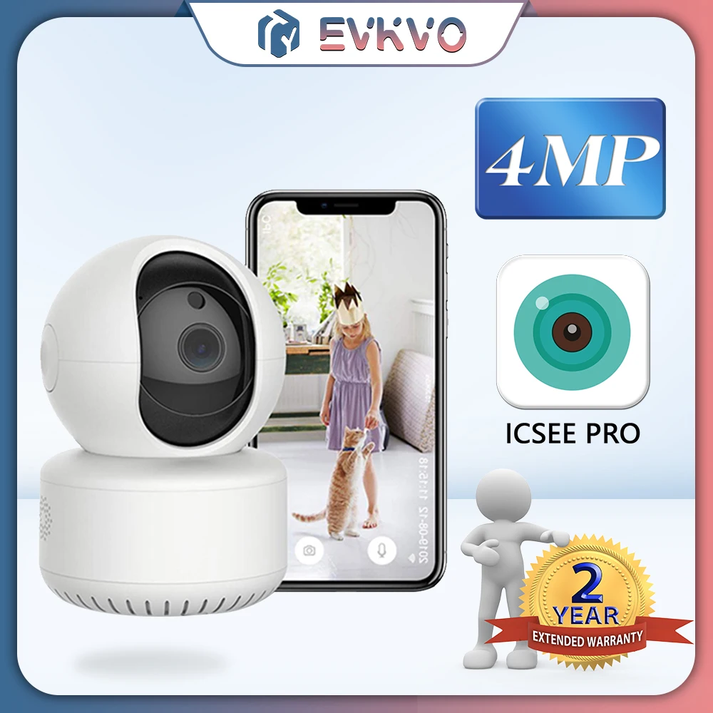 

IP-камера видеонаблюдения iCsee, 4 МП, Wi-Fi, 1080P