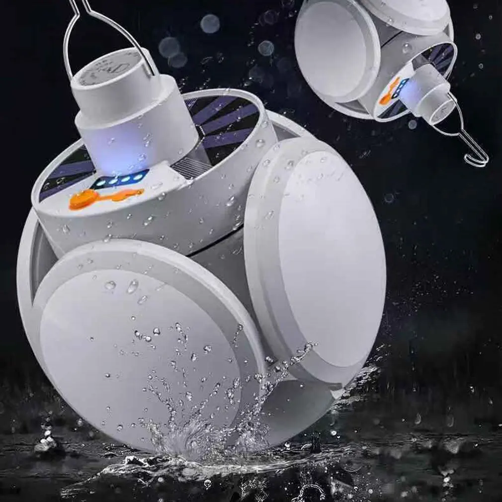 

2022 Водонепроницаемый аварийный Ночной светильник, портативный садовый фонарь, светильник лагеря, светодиодный ная лампа на солнечной батарее, USB-зарядка, уличная лампа для кемпинга