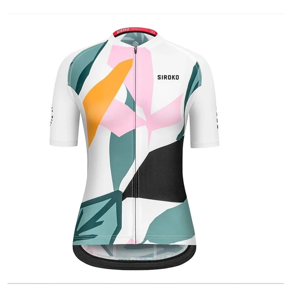 

siroko Women's Short Sleeve Jersey Lightweight Jersey Pro Team Aero Road Mesh Speed Bicycle Shirt Maillot Ciclismo Hombre 2022