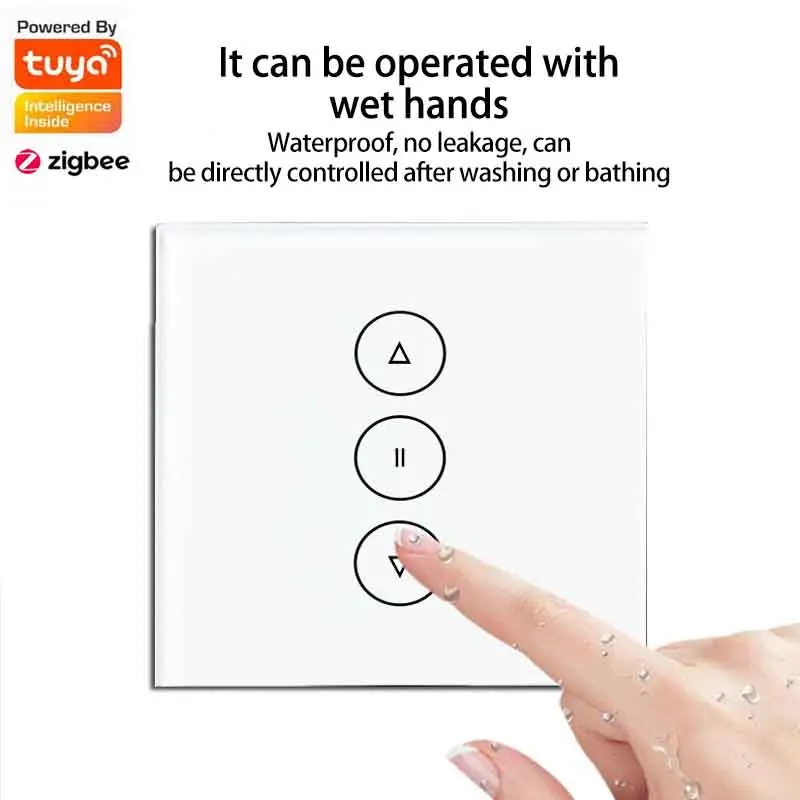 

Tuya ZigBee 3.0 Blinds Switch Remote For Roller Shutter Timing Function With Home Alexa Voice Control Automation