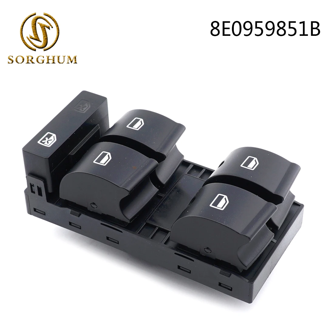 

SORGHUM New Electric Master Power Window Control Switch 8E0959851B For 2002-2008 Audi A4 S4 B6 B7 RS4 8ED 959851D 8ED959851