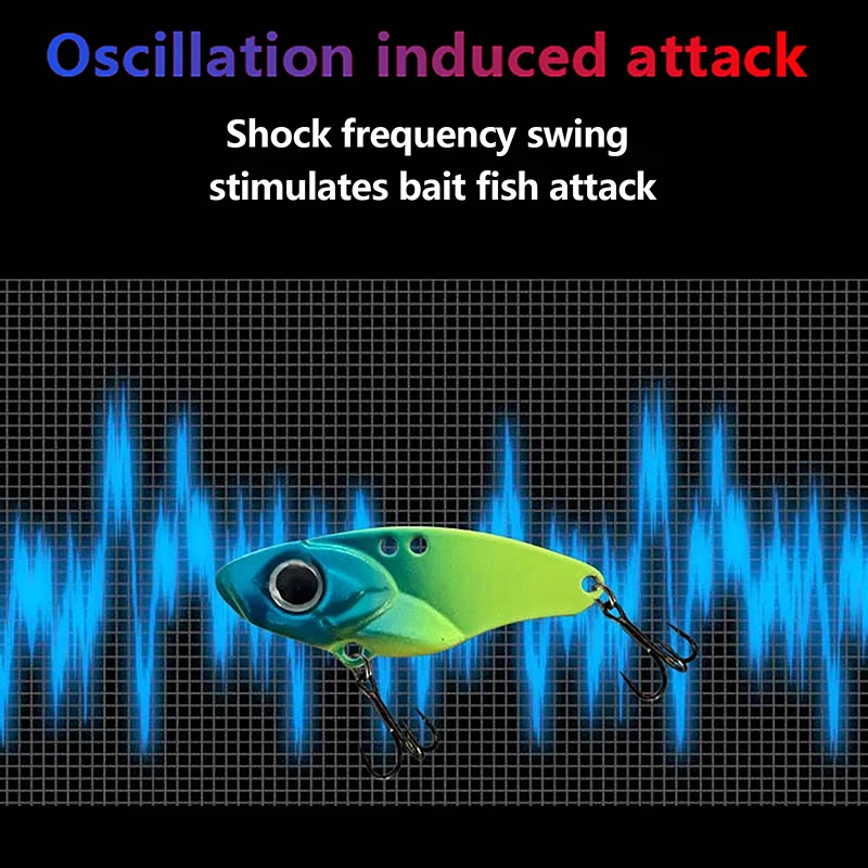 1 шт. металлическая рыболовная приманка 5-15 г