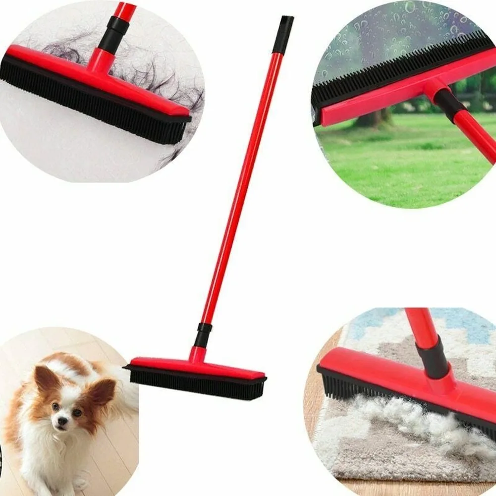 

Household Cleaning Multifunctional Telescopic Broom Carpet Clean Pet Hair Removal Sweeper Free-hand Wash Flooring Dust Mop Brush