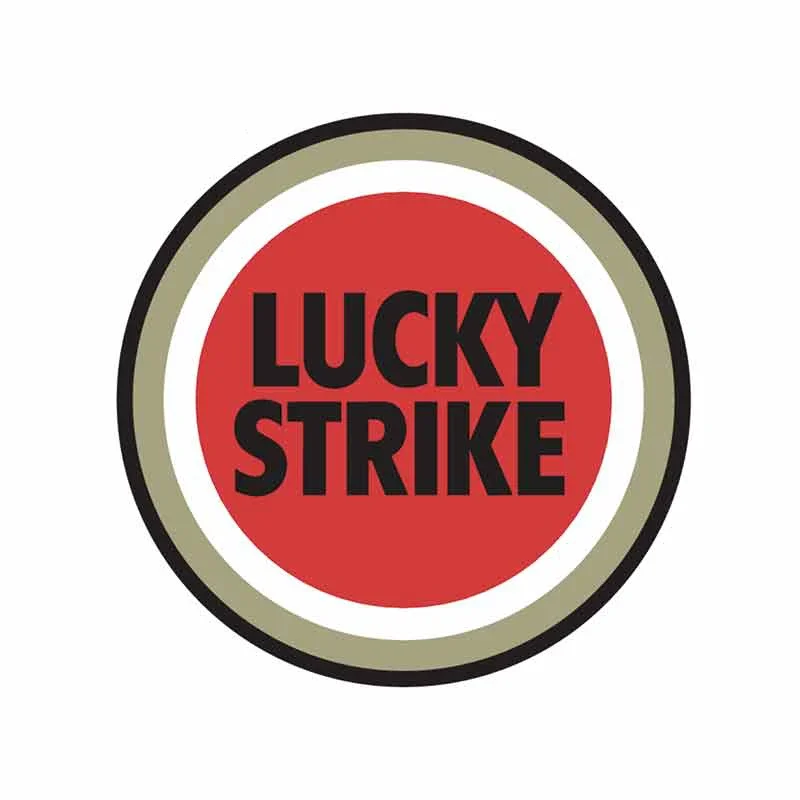 

Автомобильные наклейки, наклейки Lucky Strike для автомобиля, мотоцикла, украшения для ноутбука, водонепроницаемые и солнцезащитные, ПВХ 13*13 см
