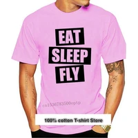 camiseta de manga corta para hombre camiseta de algod%c3%b3n con estampado de eat sleep fly pilot life erery day ropa de verano
