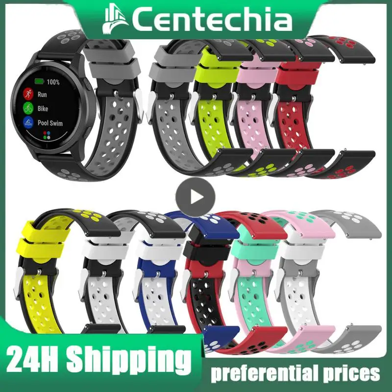 

Silicone Wrist Strap For Garmin Vivoactive4S 4 22mm Smart Watch Band For Vivoactive 4 4S Replacement Wristband smart Accessories