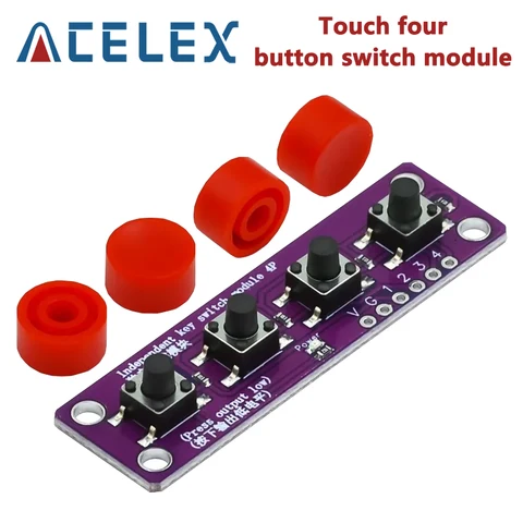 Модуль сенсорного переключателя 4 кнопки ACELEX