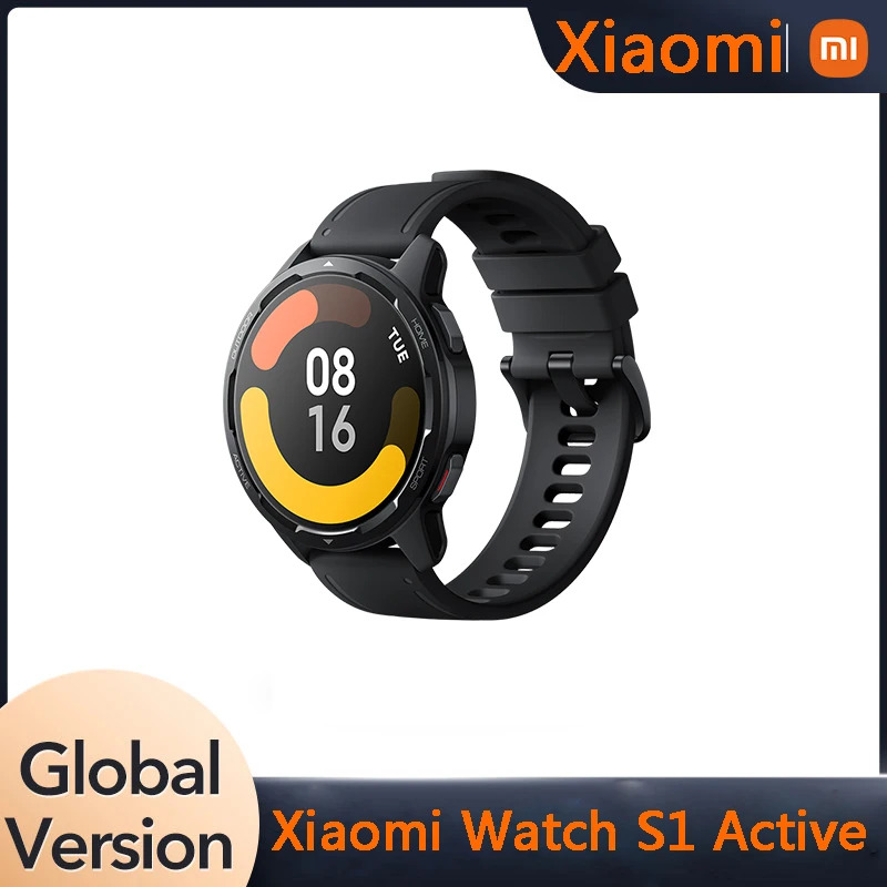 

Xiaomi Watch S1 Active 1.43 AMOLED Display Bluetooth Phone Calls GPS Mi Smartwatch Blood Oxygen 12 Days Battery Global Version