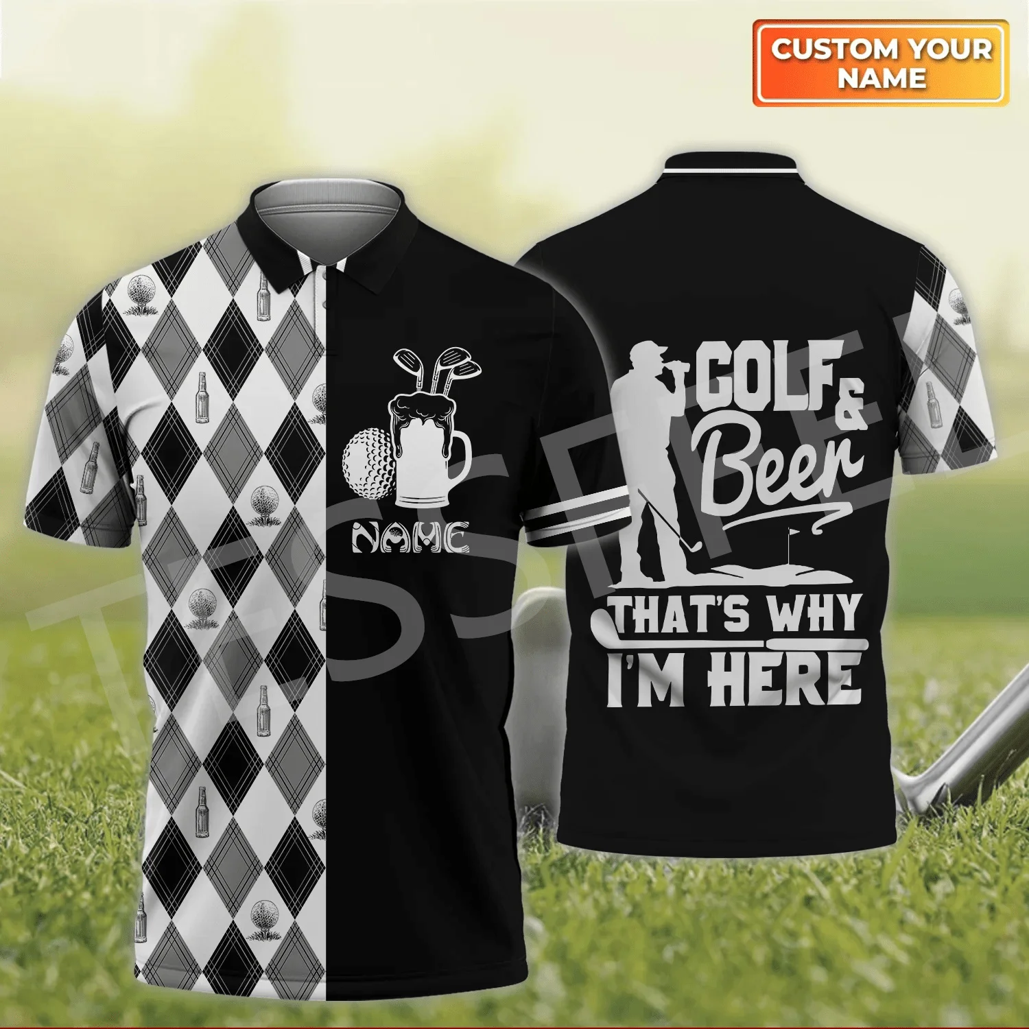 Рубашка-поло в стиле Харадзюку с коротким рукавом и принтом виде черепа