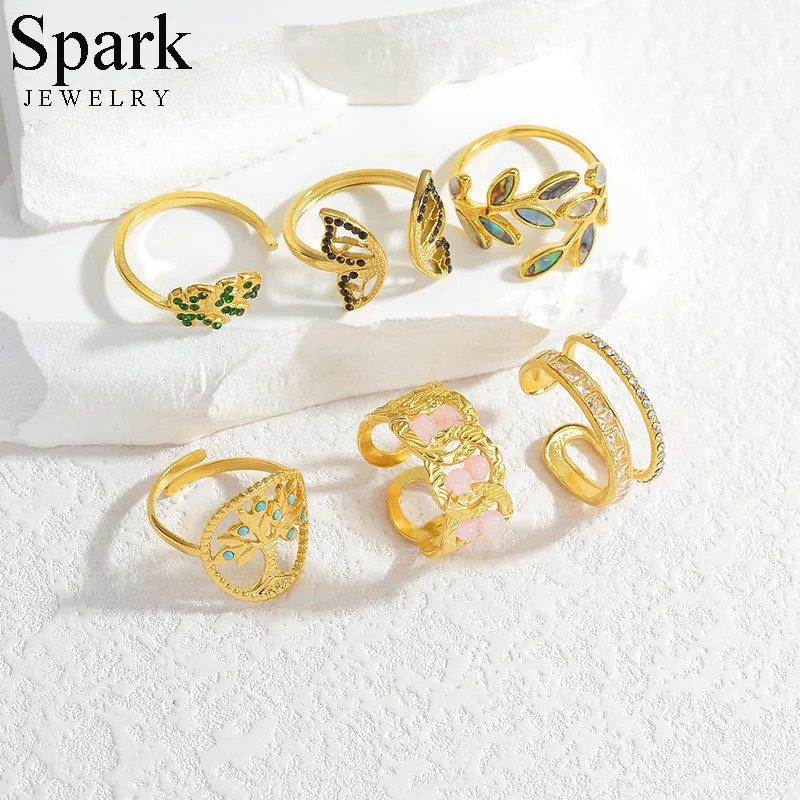 Spark новые несколько стилей высокое качество открывающееся кольцо бабочка