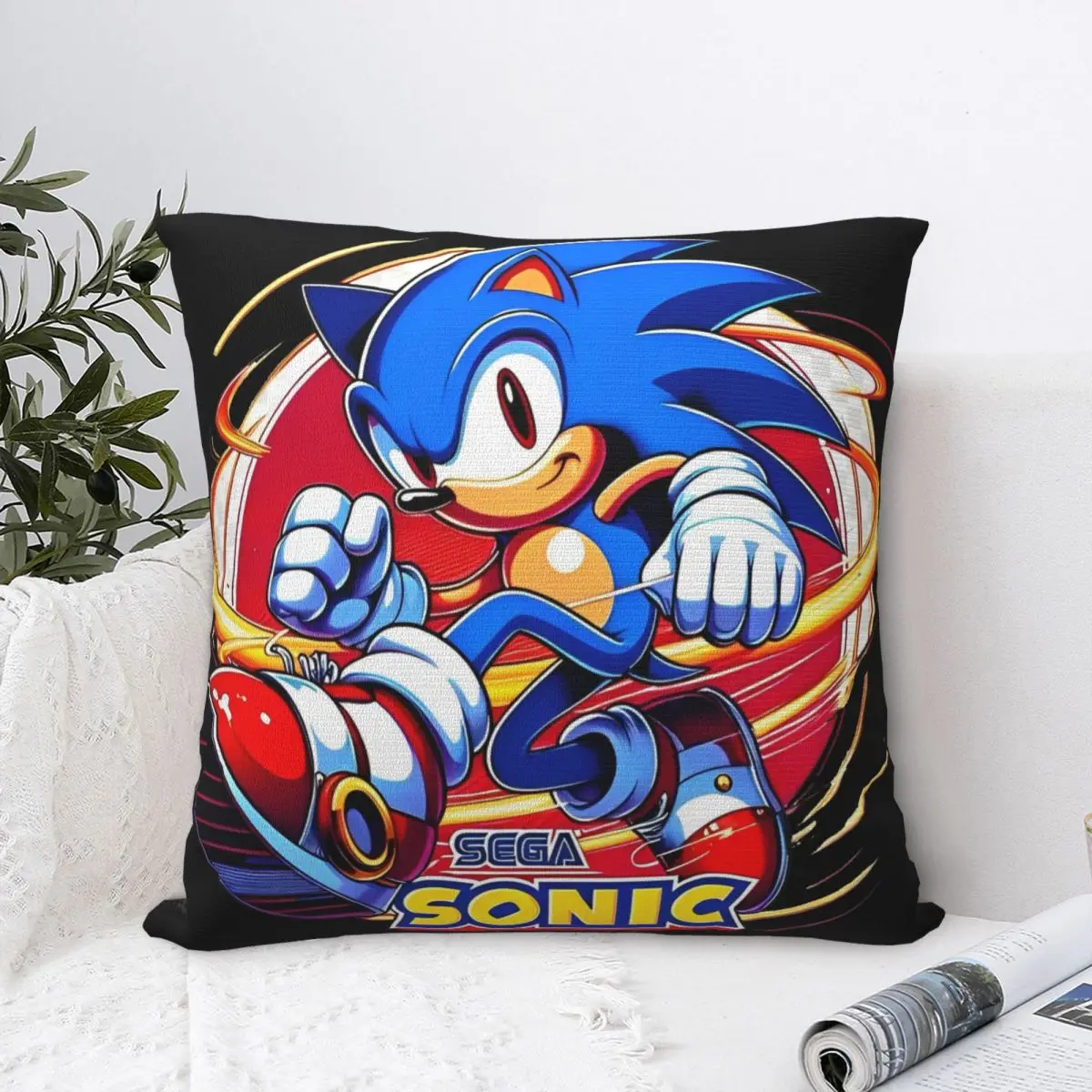 S-Sonics The H-Hedgehogs наволочка полиэстер декоративная кровать квадратная 40*40 см