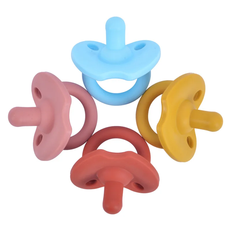 

Pacifier Teether Baby Soothing Toys for Molars Silicone Pacifiers Baby Crib Attaching Toys Silicone Teething Ring M