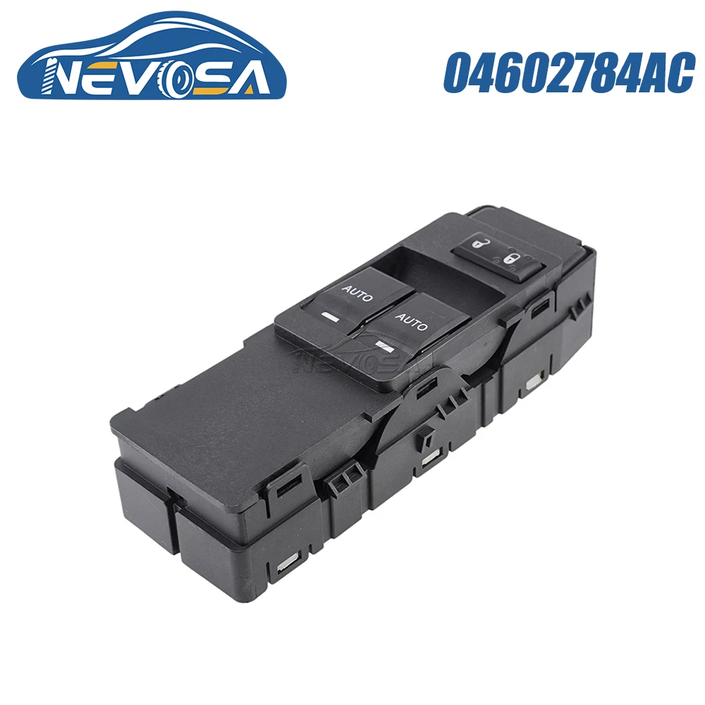 

NEVOSA 04602784AC For Dodge Challenger 2008 2009 2014 Power Lifter Button Electric Control Master Window Switch Auto Parts 12Pin