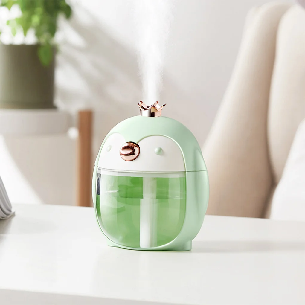 

Humidifier 300ml USB 1.5-2W Air Humidifier Cartoon Portable LED Diffuser For Home Office