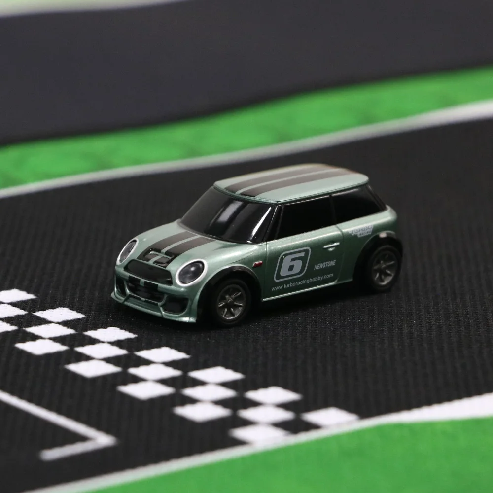 Фото Turbo Racing 1:76 Мини RC Автомобиль RTR Радио Полностью пропорциональный Пульт Дистанционного Управления Игрушки Автомобиль Дети Взрослые Настольные Игрушки Автомобиль Подарок №4