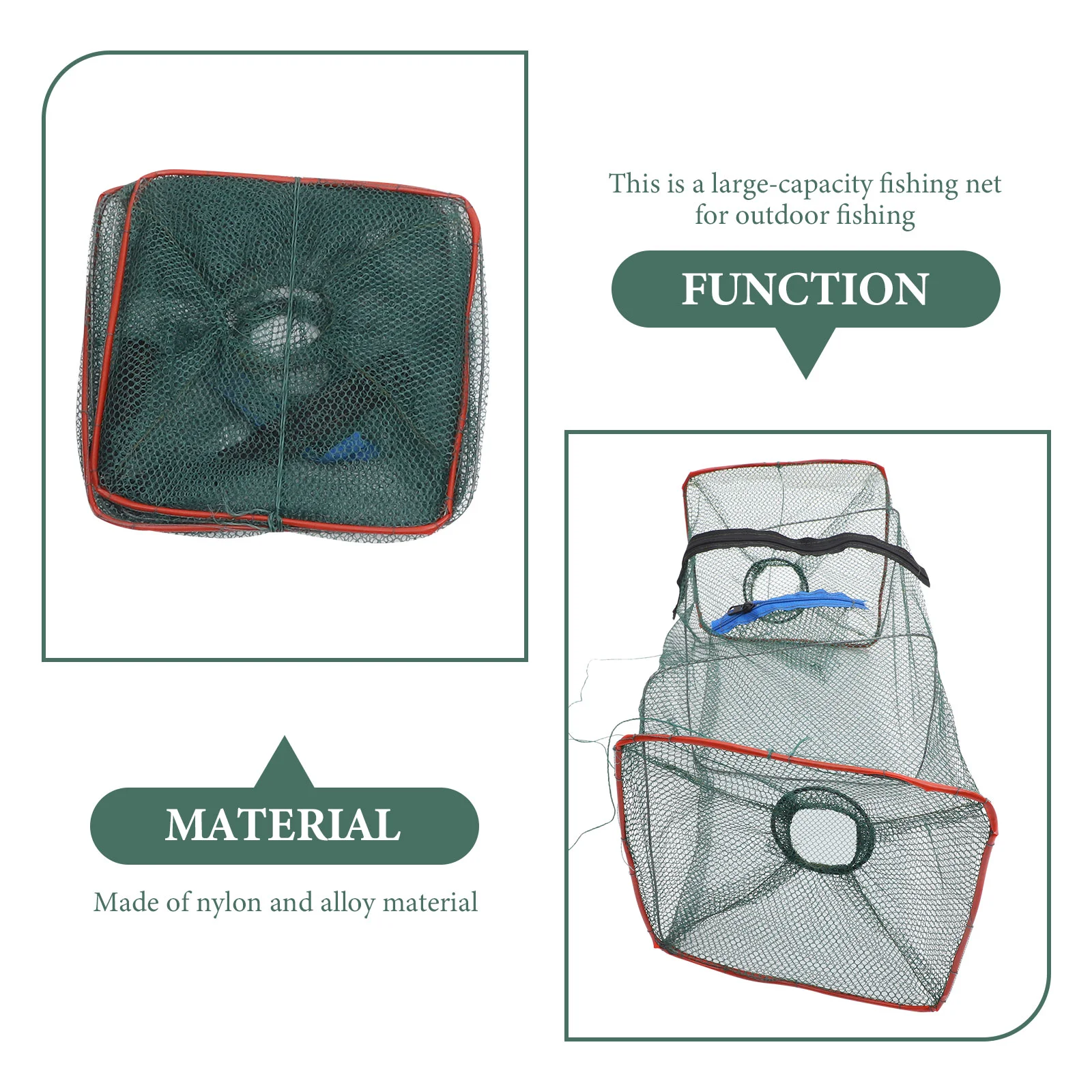 3 шт. ловушка для креветок гольян крабов рыболовные сети литой сплав омаров синие