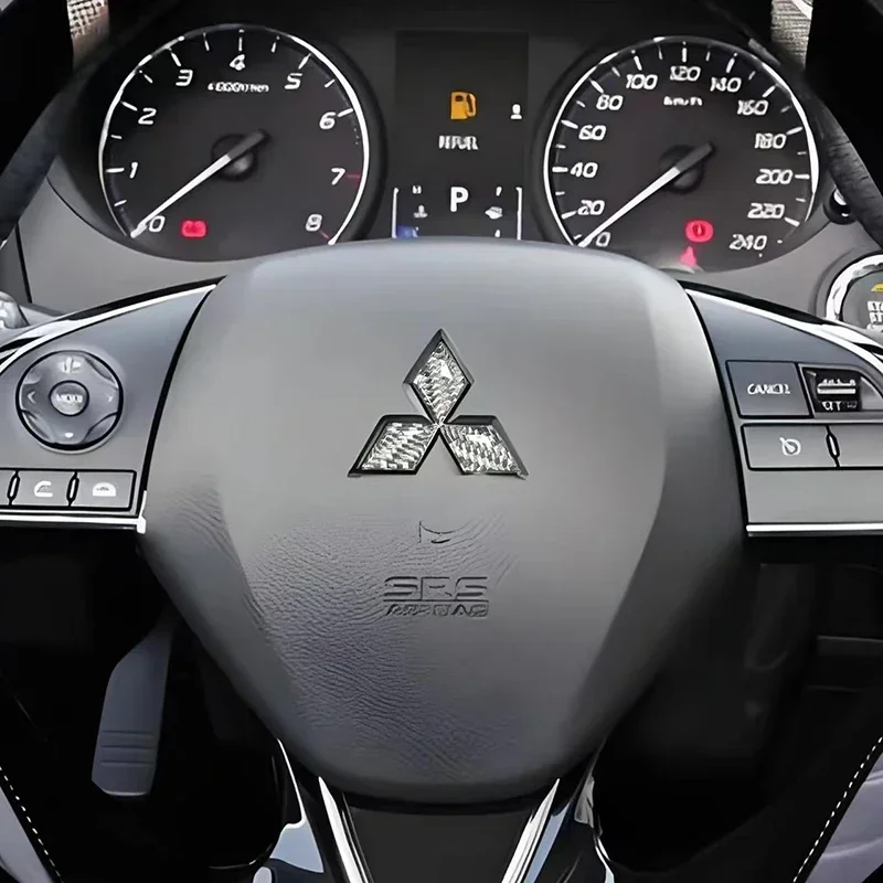 

Для Mitsubishi Lancer EX Outlander Pajero ASX Eclipse Cross Ralliart эпоксидная наклейка эмблема на руль автомобиля модифицированная наклейка
