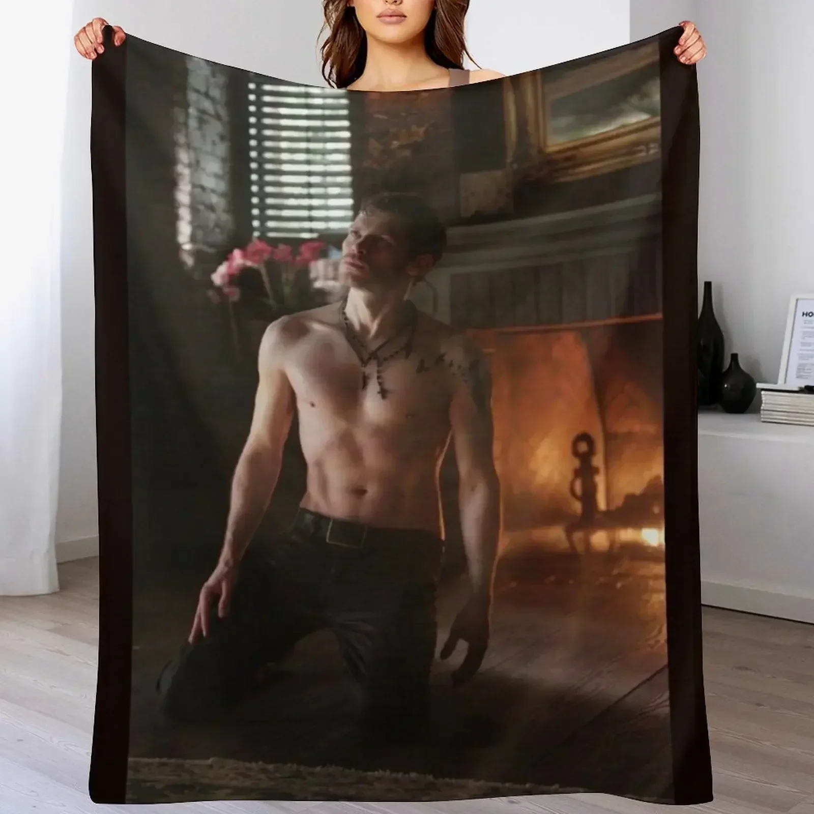 Одеяло klaus mikaelson мягкие украшения для кроватей тонкие одеяла диванов