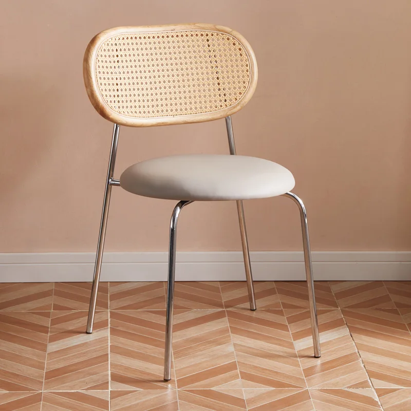 

Lounge Gamer Parties Dining Chairs Bedroom Kitchen Individual Rattan Chair Desk Modern Design Sillas De Comedor Furniture T50CY