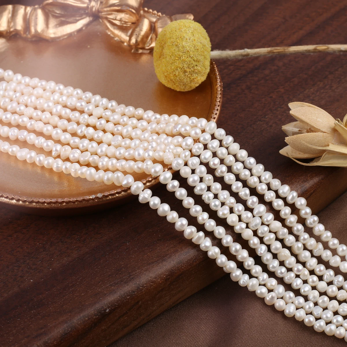 Рисунок 2 - Бусины Из Натурального пресноводного жемчуга