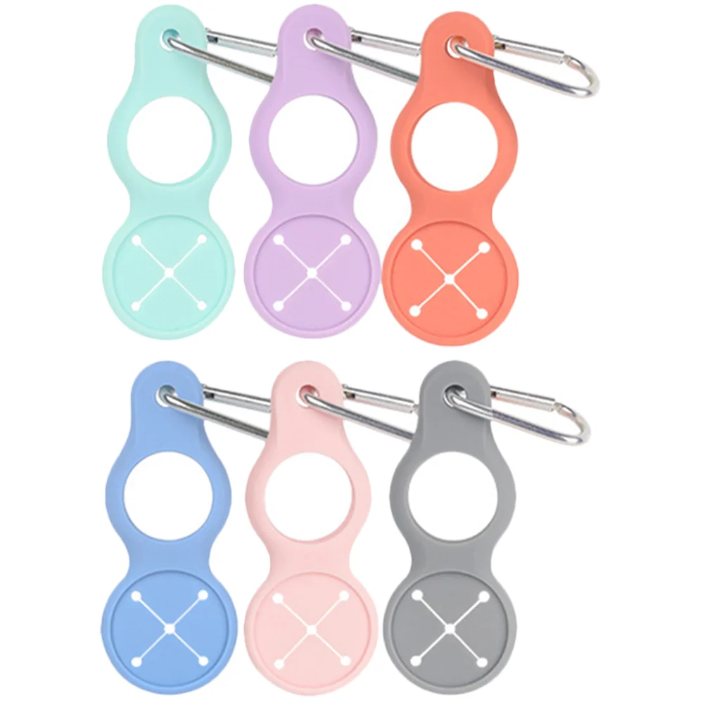 

6Pcs Outdoor Silicone Buckles Bottle Buckles Camping Hiking Bottle Holders