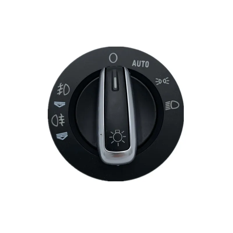 

Free Shipping For Audi A6 S6 C6 RS6 Allroad Q7 Chrome Headlight Switch Control Fog Light Switch 4FD941531A 4F1941531E