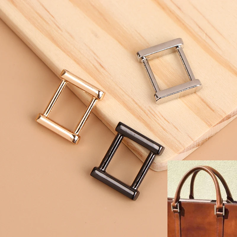

Metal Detachable open Rectangle Screw Rings Buckle Strap Connector for Leather Craft Bag Strap Belt Handle Diy Accessories