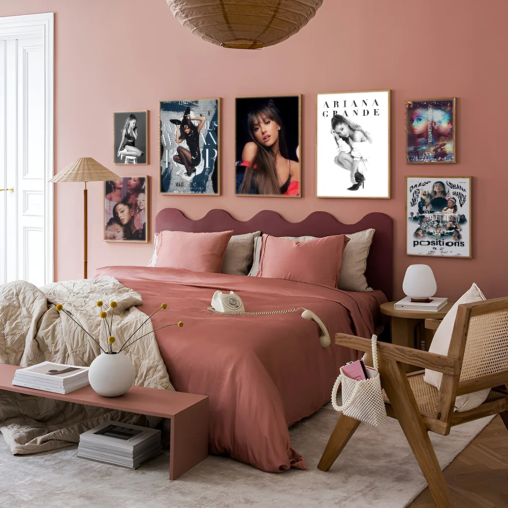 Певица A-Ariana G-Grande DIY липкий постер белая бумага принты плакаты произведения