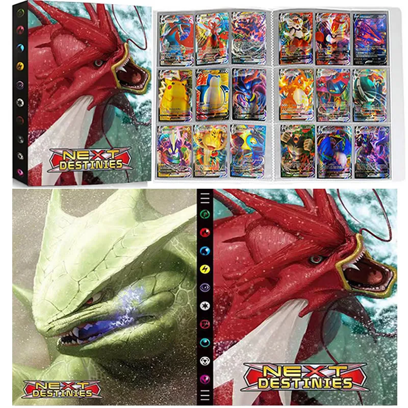 

Альбом 9 карманов, 432 карт, альбом с покемоном, коллекция мультяшных аниме покемонов, Список загруженных игр, папка для карт, детская игрушка ...