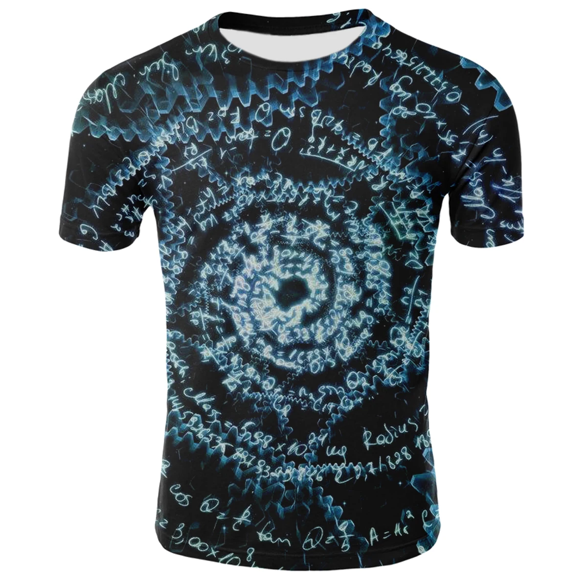 

Camisetas masculinas e femininas impressão 3d t-shirts verão o-pescoço hip-hop punk t-shirts dados vortex impressão infantil
