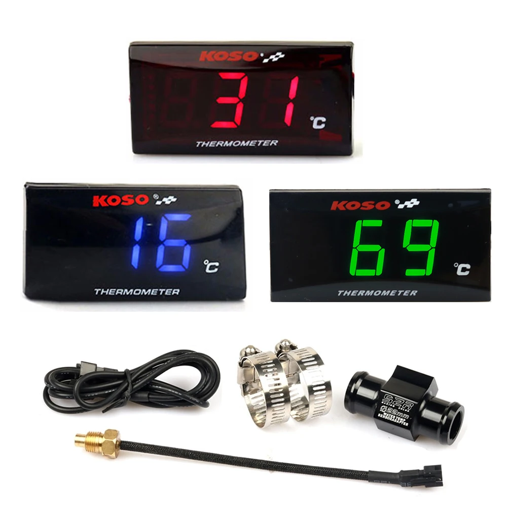Датчик температуры воды для мотоцикла универсальный адаптер датчика с цифровым