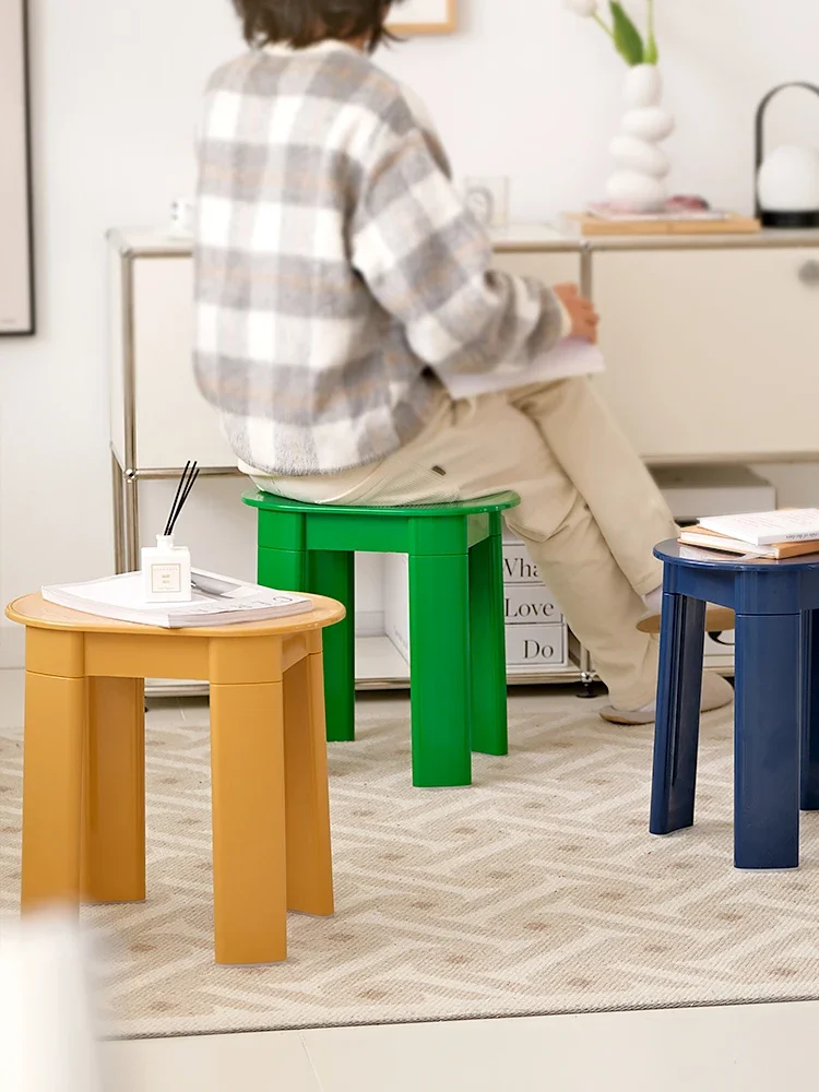 Sgabello Di Design Medievale Nordico Per La Casa Panca Creativa Soggiorno Moderno Semplice Rotondo Corto