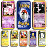 pokemon cards anime phone case for xiaomi redmi note 8 8t pro case for redmi 8 8a liquid silicon silicone cover back carcasa